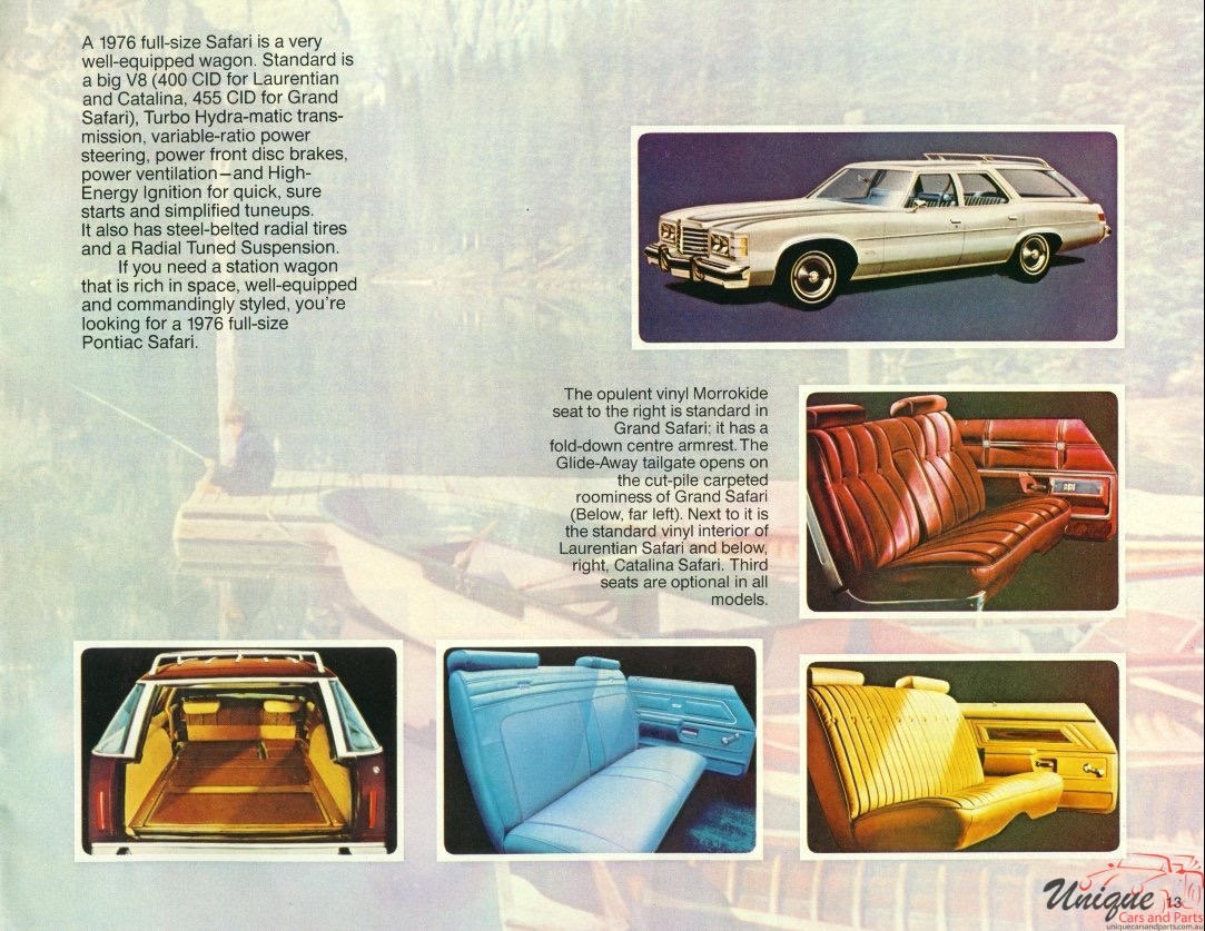 1976 Canadian Pontiac Brochure Page 15